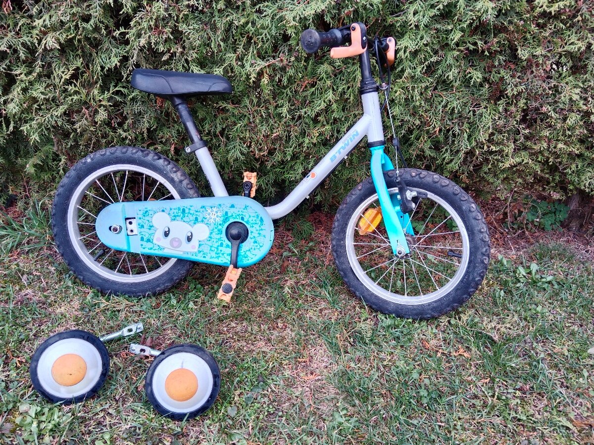 Dětské kolo včetně koleček - 2