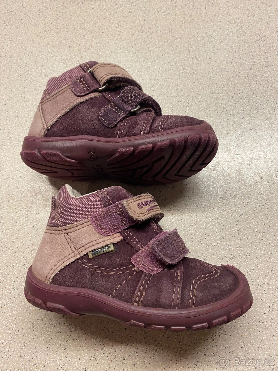 Kotníkové celoroční goretexové botičky vel. 21 - 2