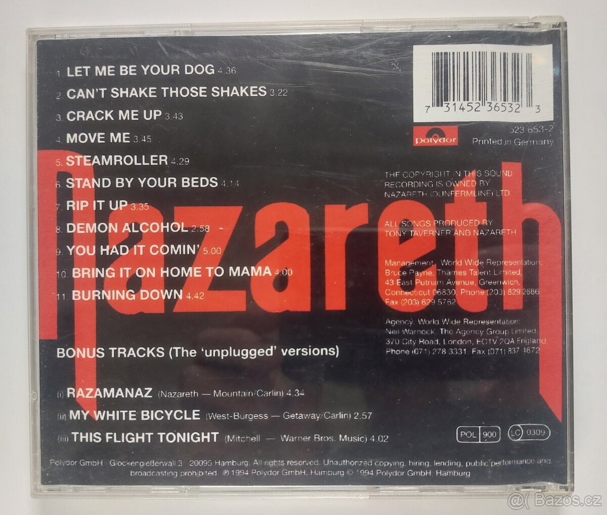 CD - Nazareth - Move Me - 2