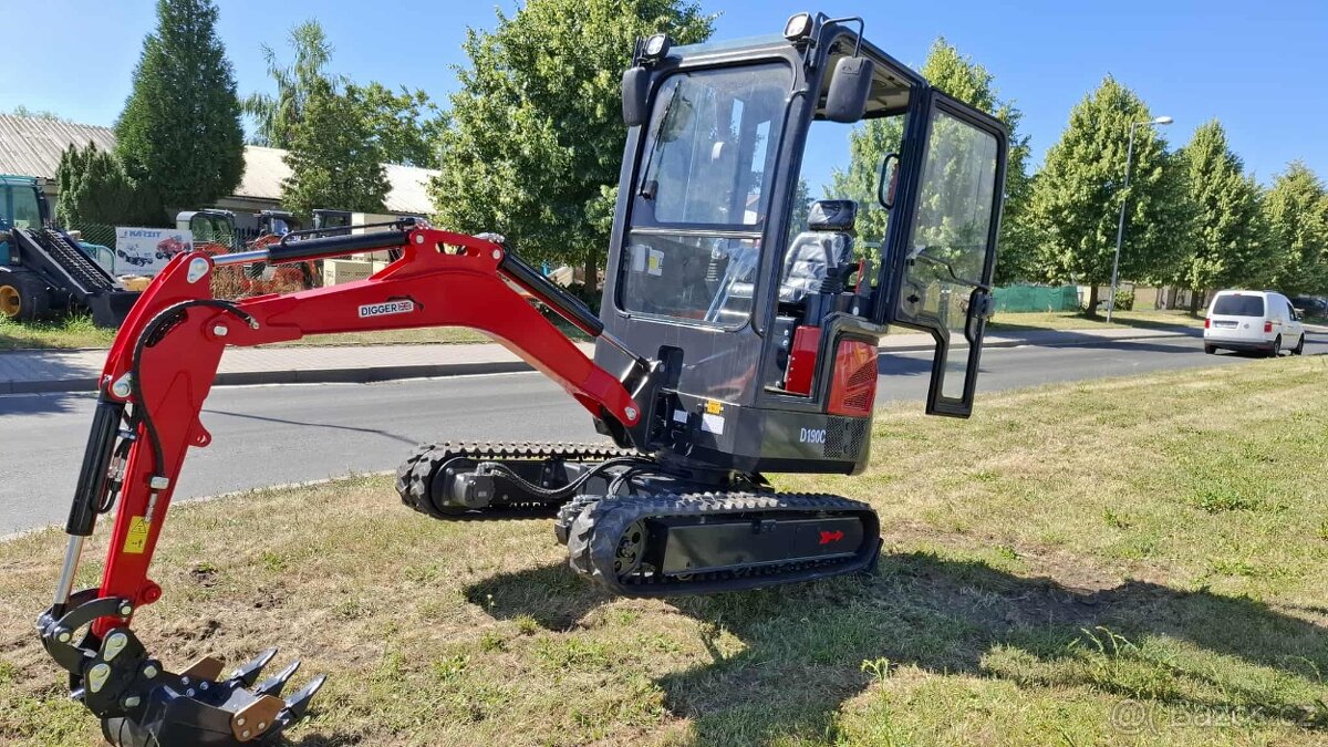 Minibagr, bagřík,podkop,bagr,3válec - 2