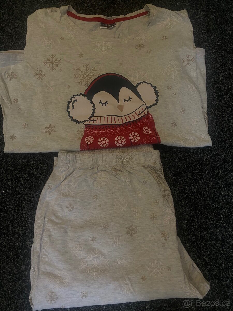 Dámské vánoční pyžamo, velikost XXL - 2