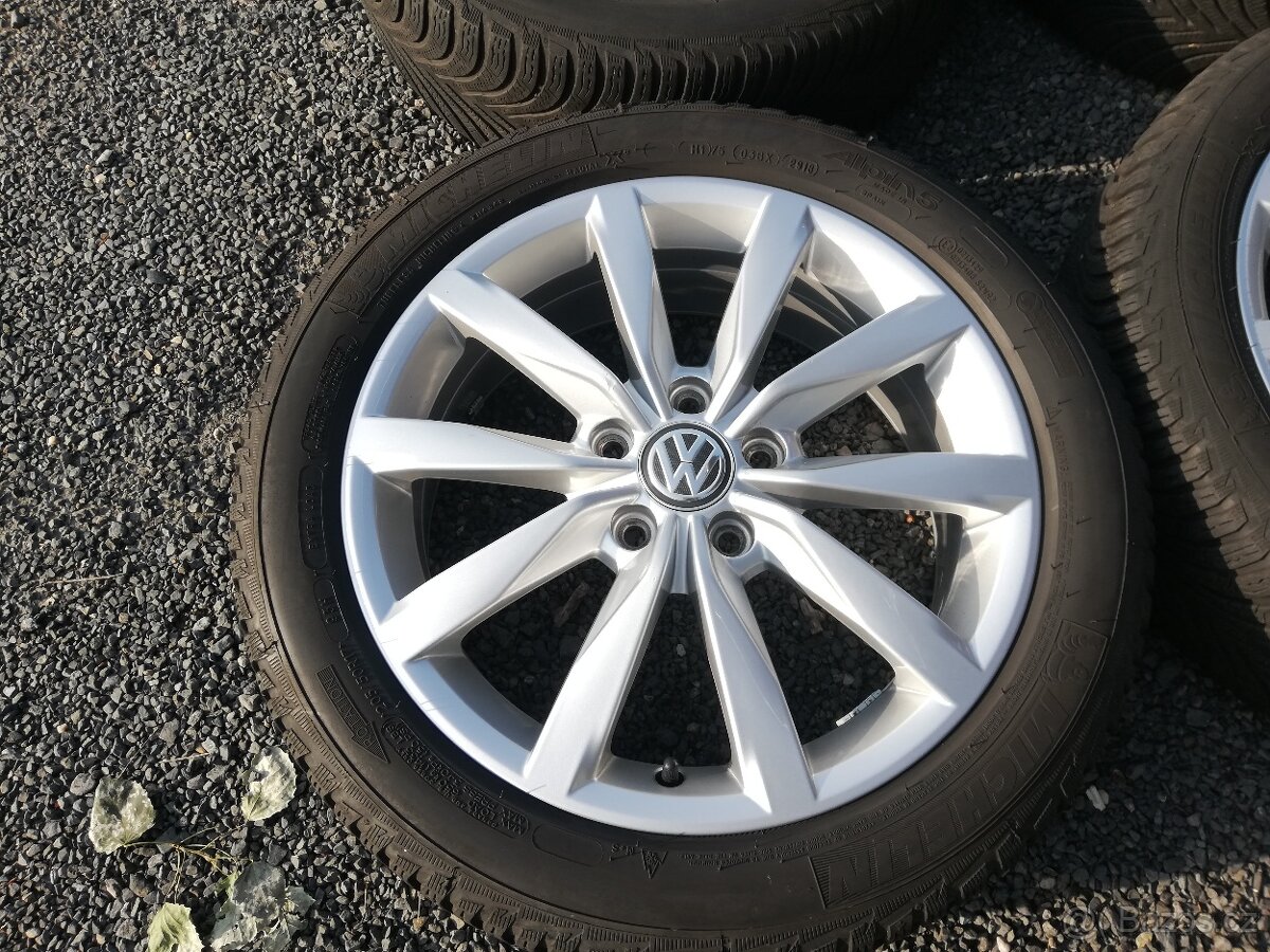 alu VW Golf 7 zimní pneu 205/50/17 Michelin - 2