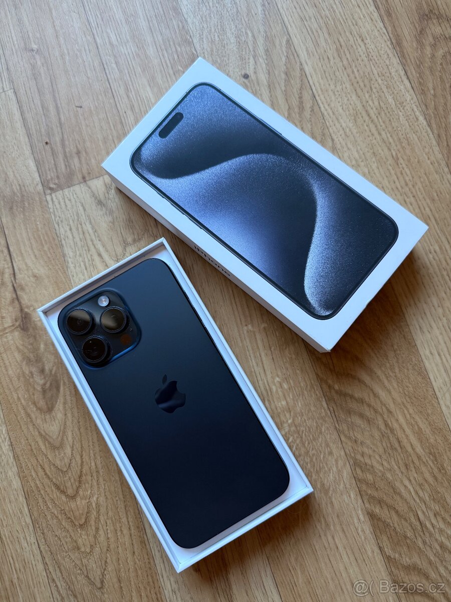 Apple iPhone 15 Pro Max 256GB modrý - 2