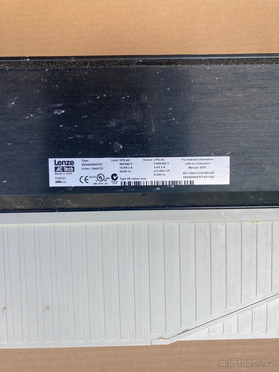 Frekvenční měnič Lenze 4kW - 2