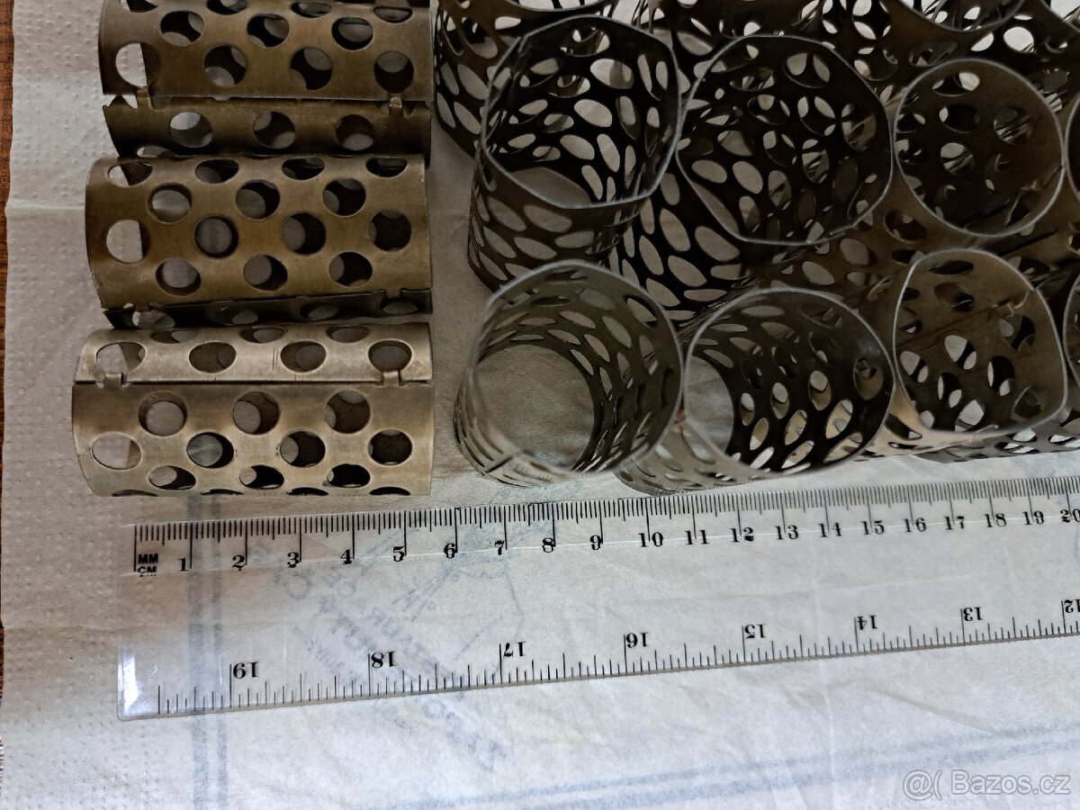 Natáčky kovové vintage - 2