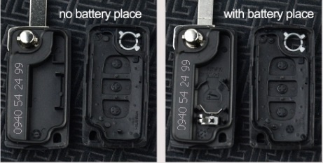 Náhradný obal kľúča Citroen & Peugeot - 2