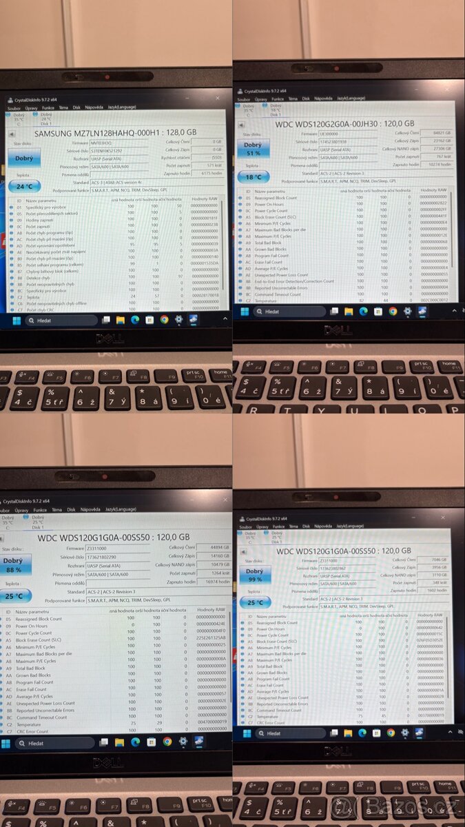 SSD 128 GB 11 kusu - 2