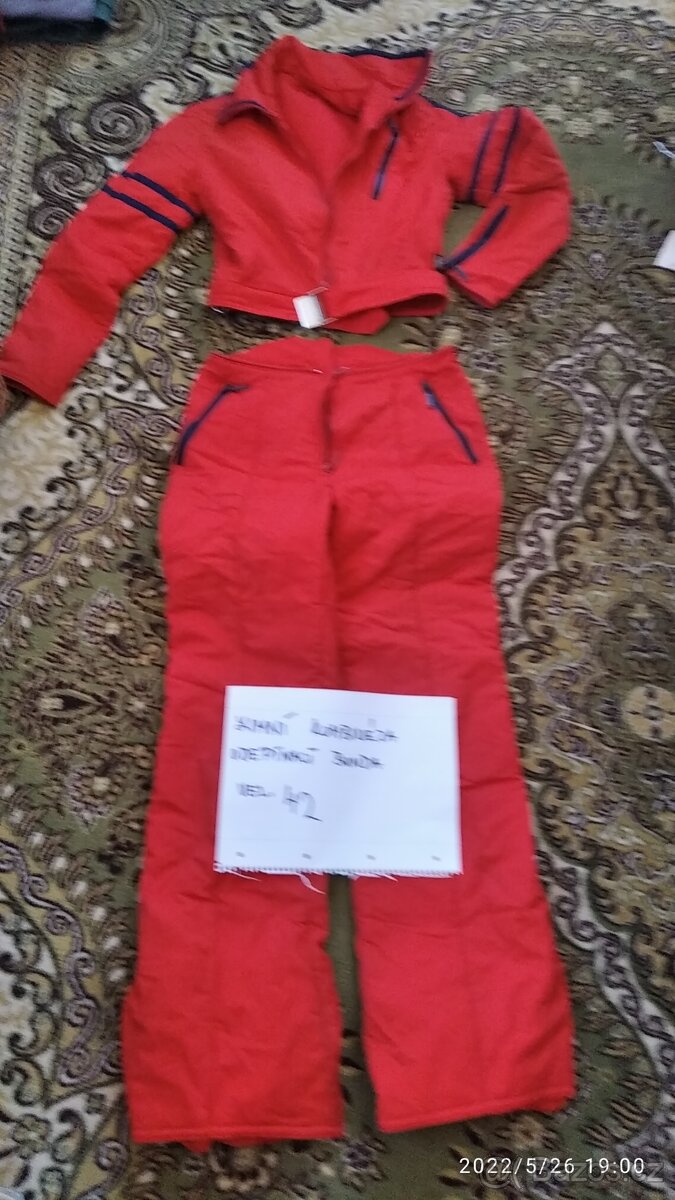 Montérky, zimní kombinéza,potah do auta - 2