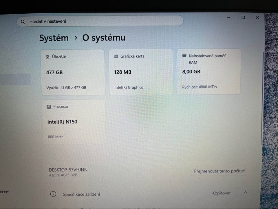 Notebook Acer Aspire Go 15 - 2