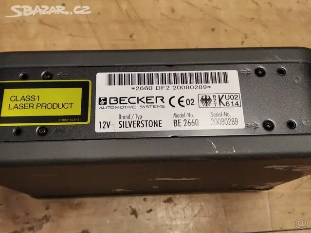 CD měnič Becker Silverstone BE 2660 Porsche CDC-3 - 2