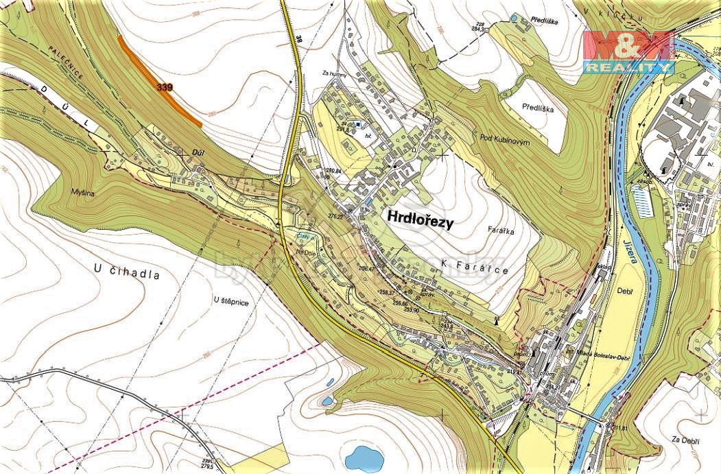 Prodej lesa, 3528 m², Hrdlořezy u Mladé Boleslavi - 2