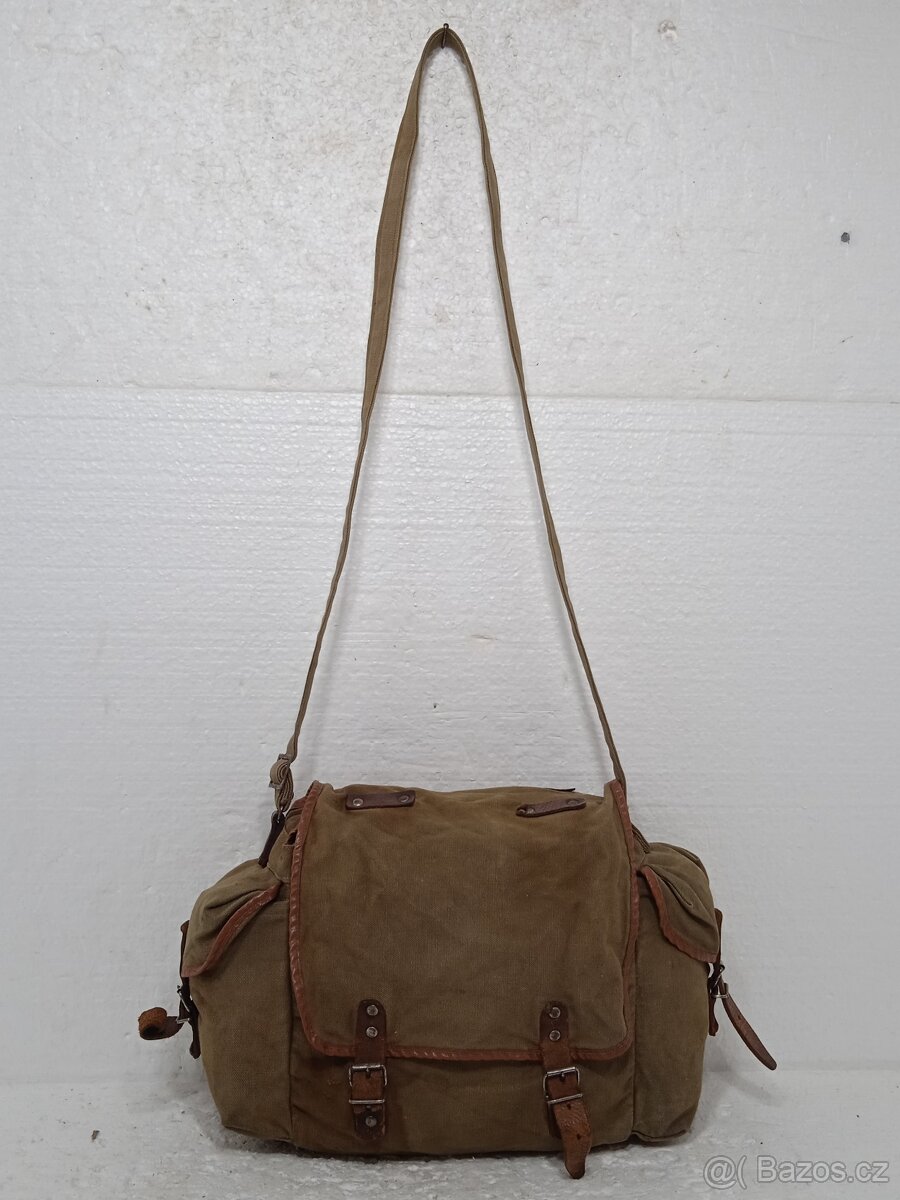 Retro Vojenská Turistická brašna přes rameno - 2