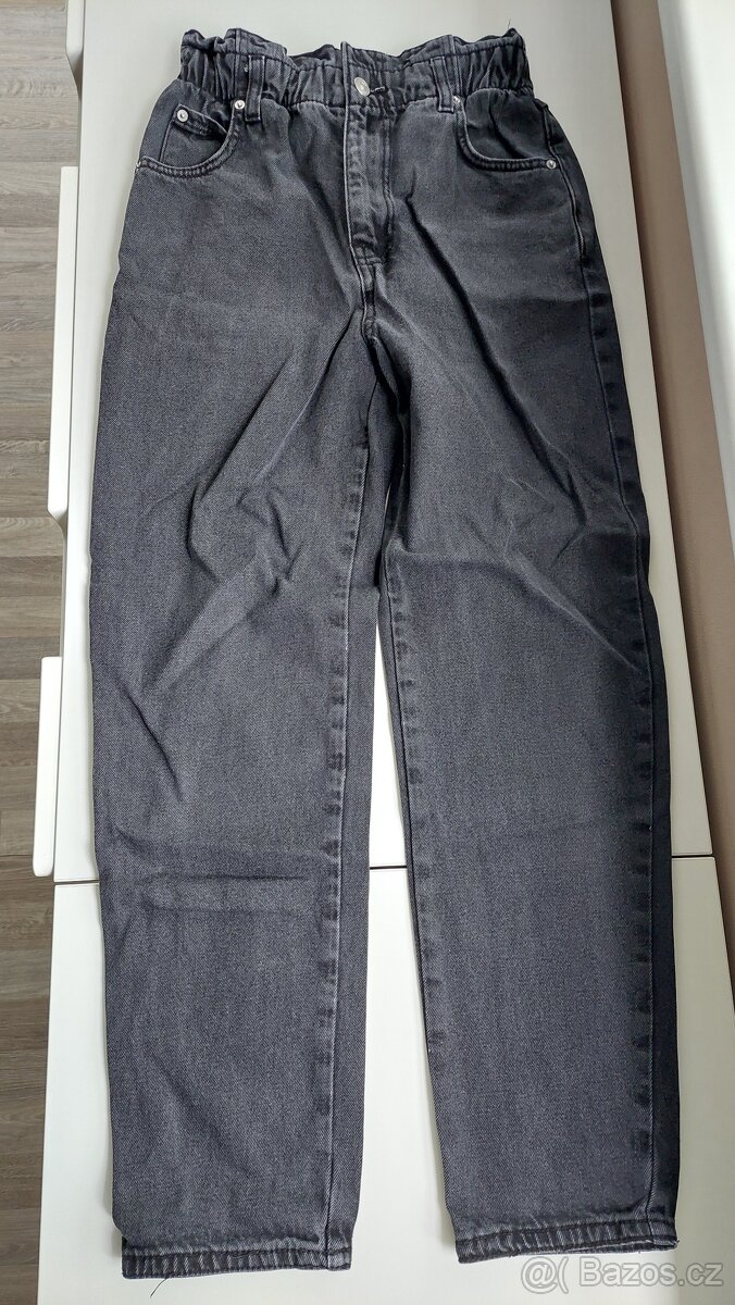 2x dívčí/dámské rifle - světlemodré, černé - 2