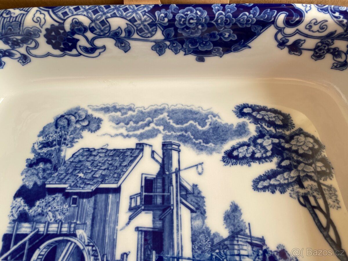 Thun velká porcelánová zapékací mísa motiv Starý mlýn - 2