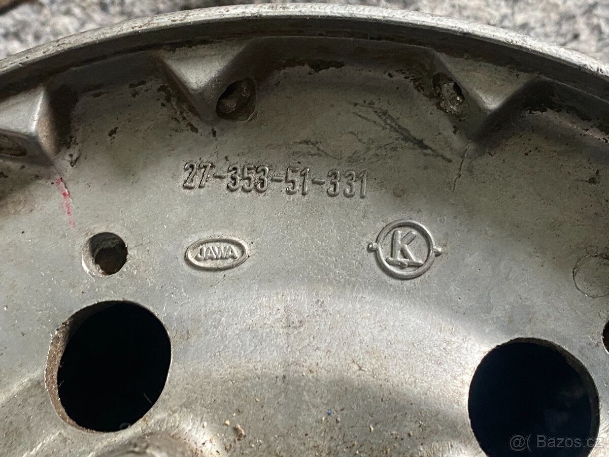 náhradní díly jawa čz blatník střed kola - 2
