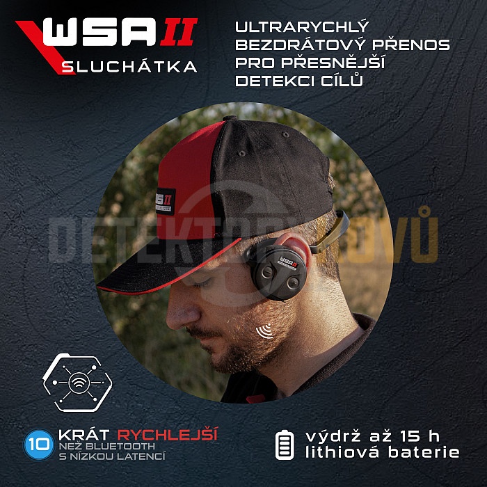 Bezdrátová sluchátka XP WSA II pro DEUS II - 2