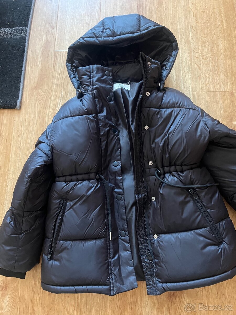 Zimní dívčí kabátek HM - 8-9 let - 2