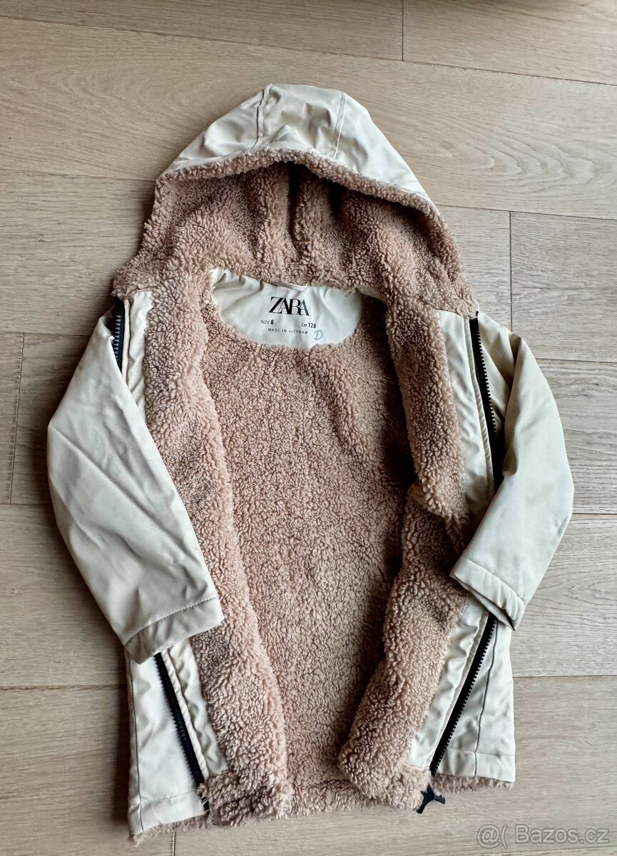 ZARA dívčí zimní bunda vel. 128 - 2