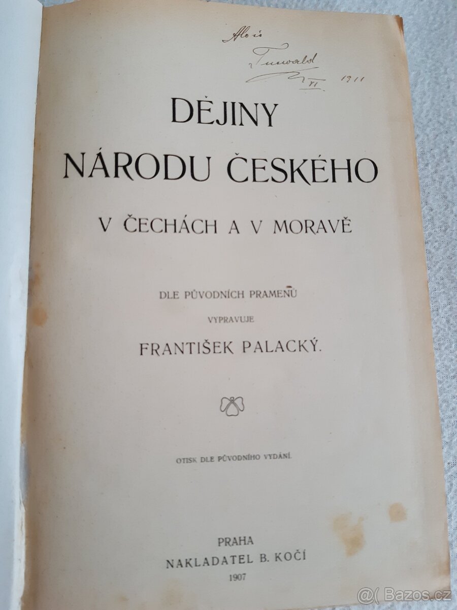 Dějiny národu českého - Palacký - 2