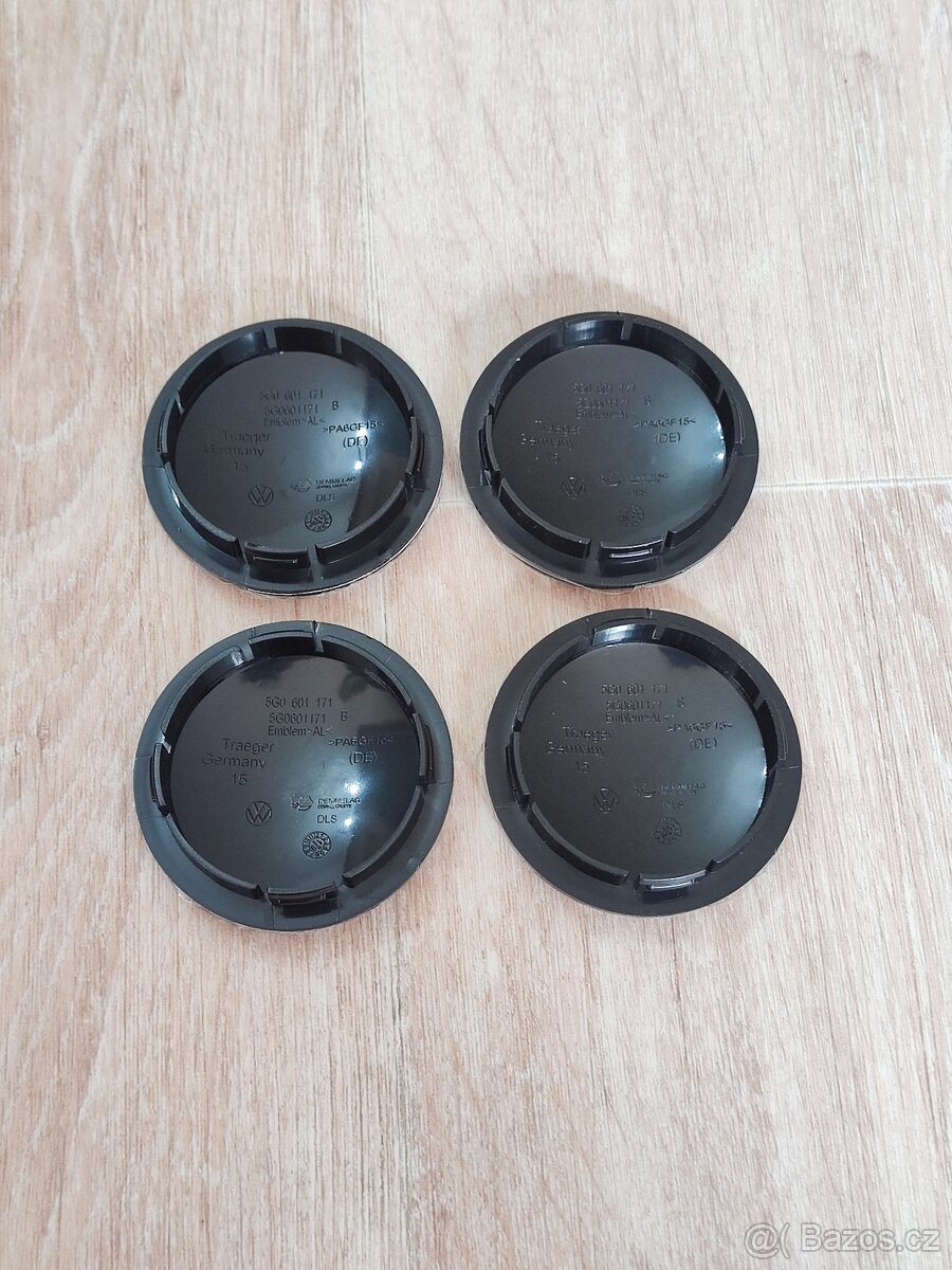 Středové krytky kol Volkswagen 65mm nový design 2 - 2
