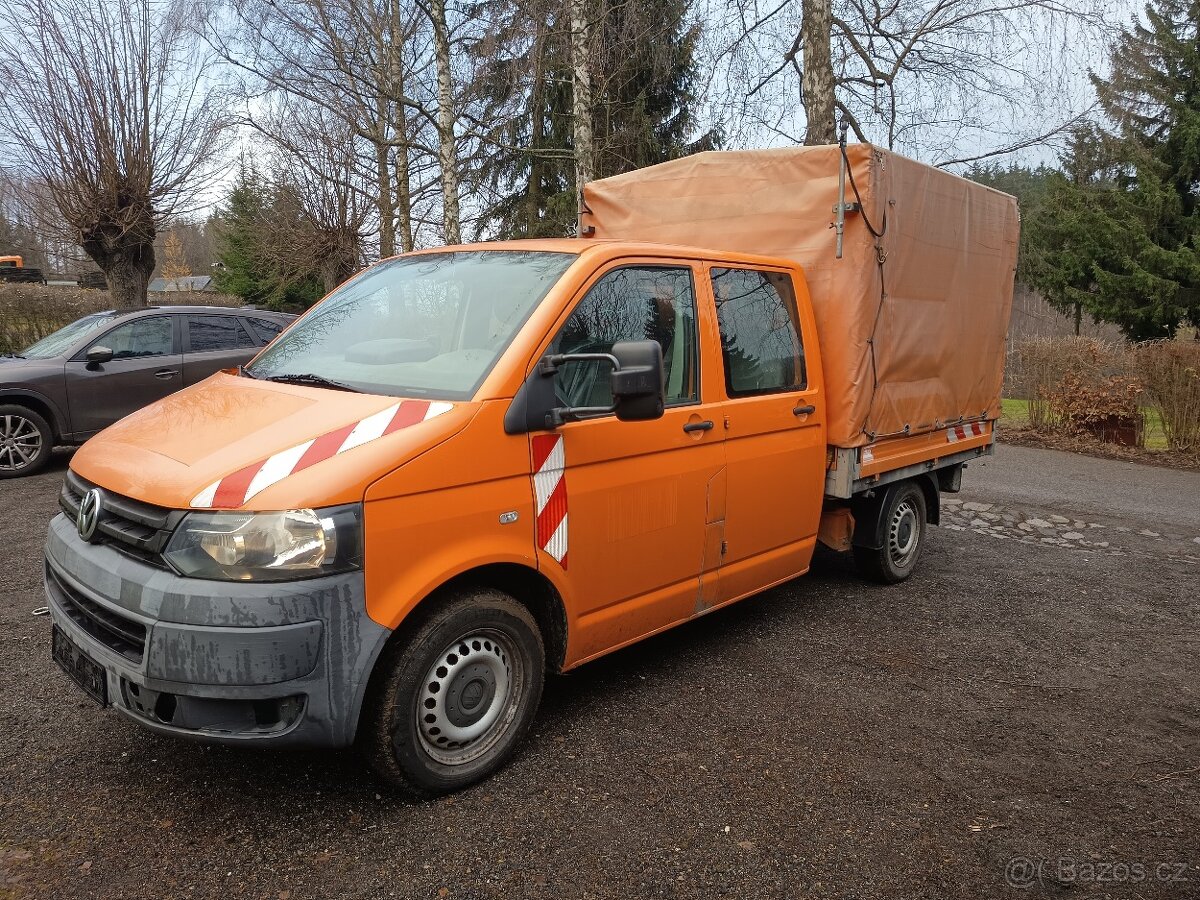 VW T5 2.0 Tdi 4Motion valník 4x4 klima uzávěrka - 2