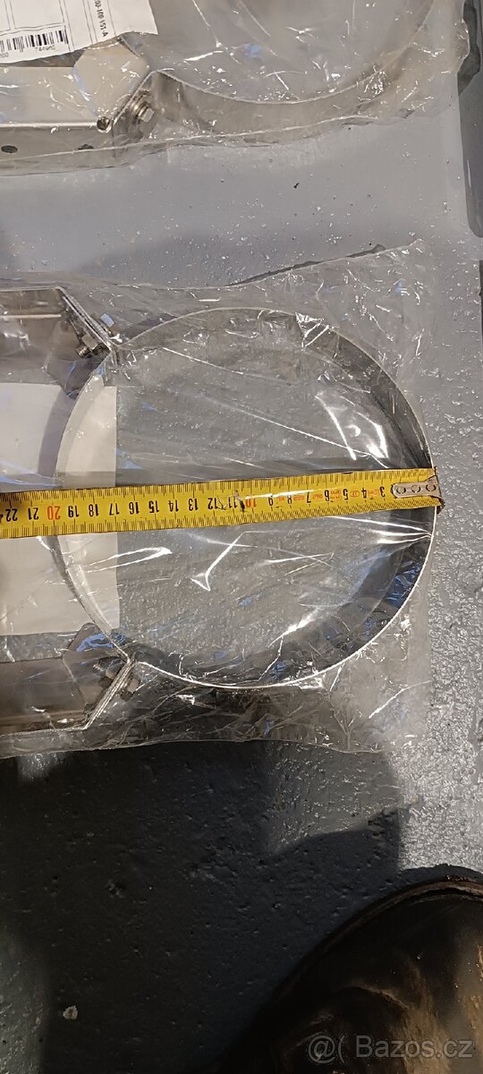 Objímky nerezový komín, zakládací konzole - 2