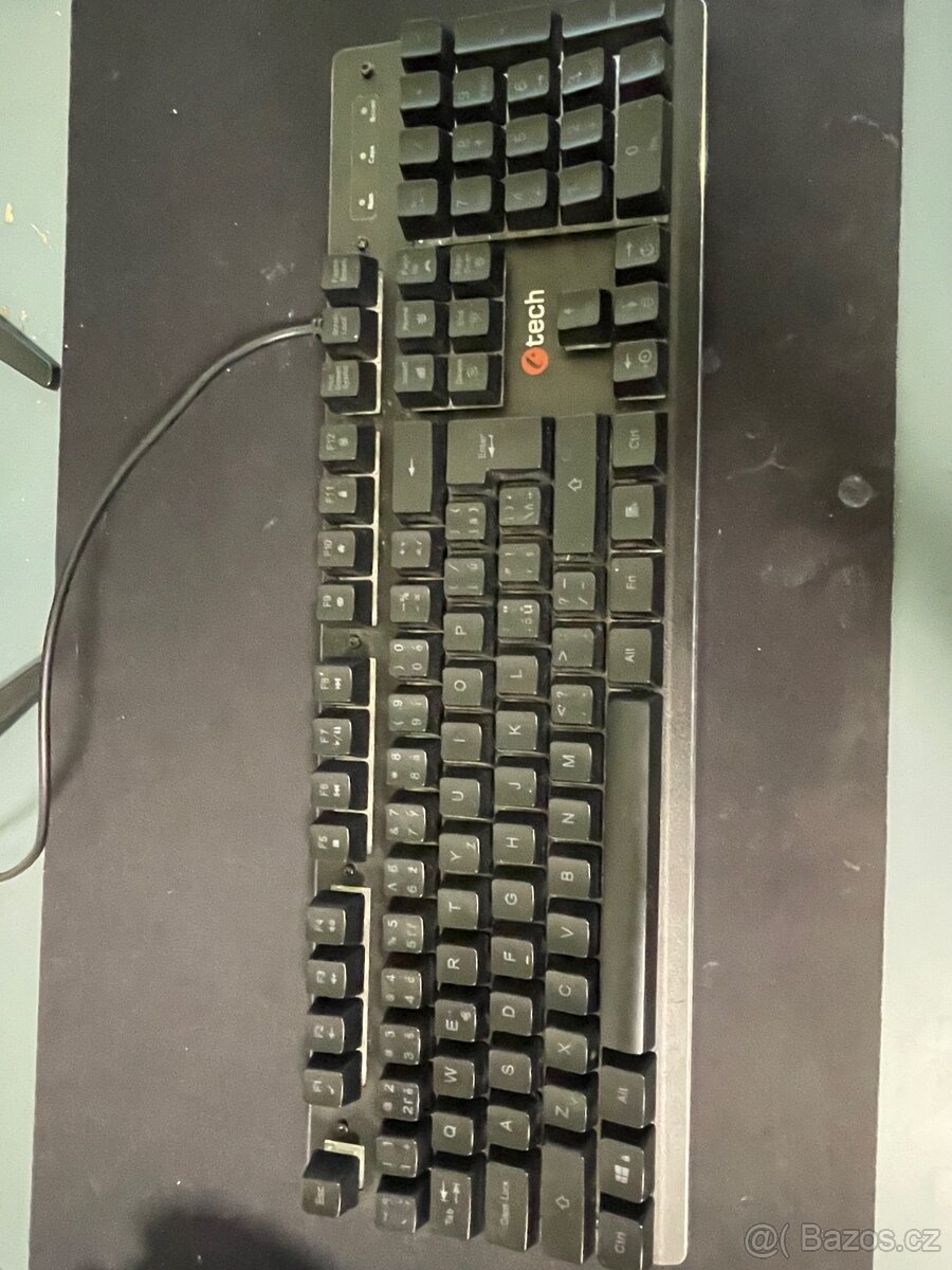 Herní klávesnice C-TECH IRIS - 2