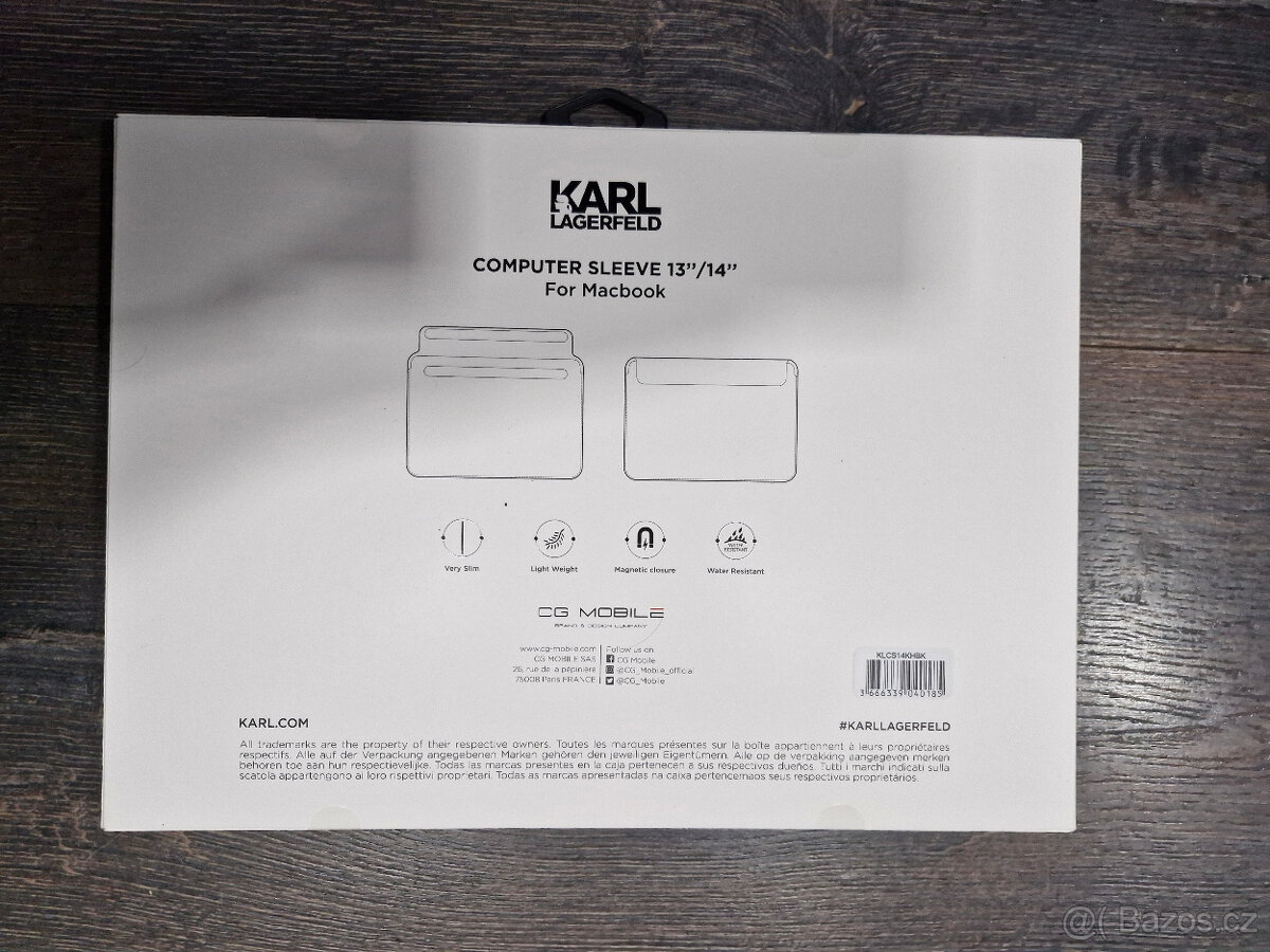 Karl Lagerfeld Macbook 13" / 14" značkový obal - 2