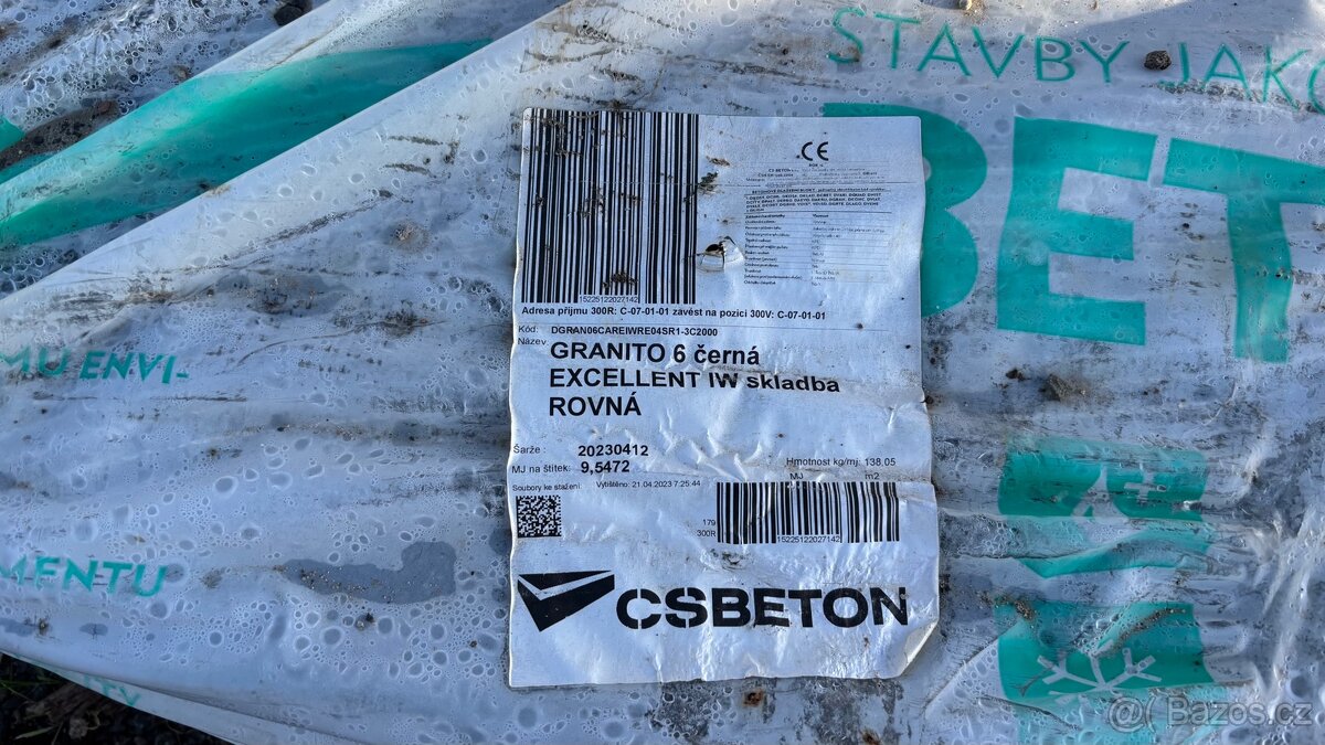 Venkovní dlažba CS beton - Granito - 2