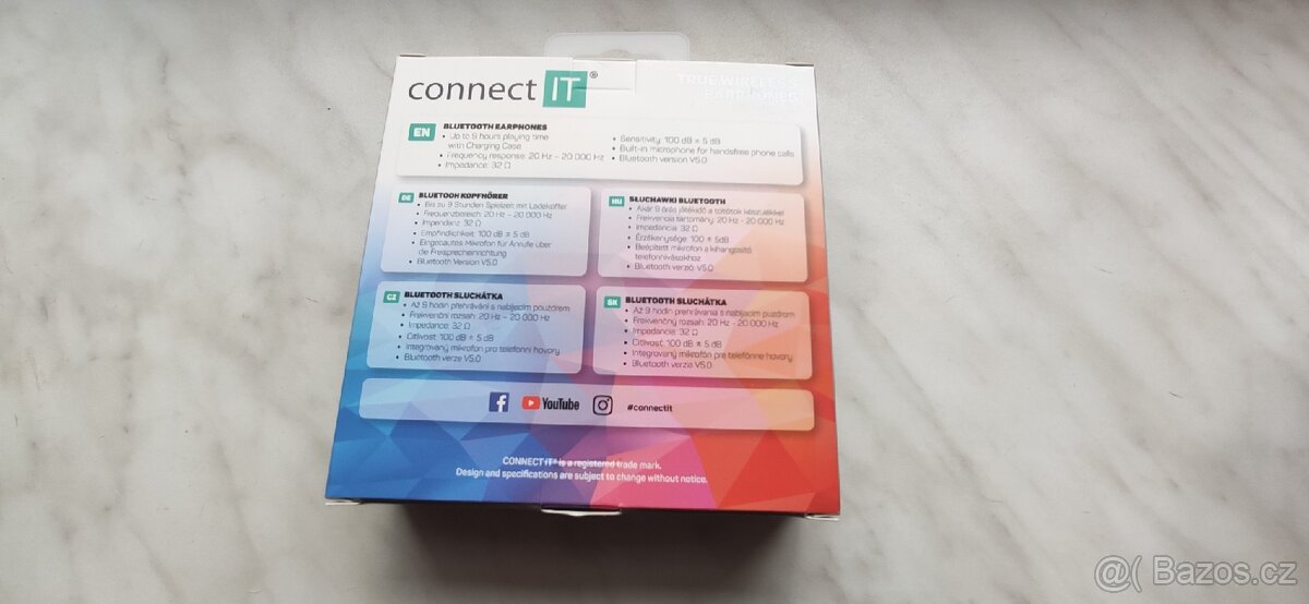 Sluchátka Connect IT 1000 bk - 2