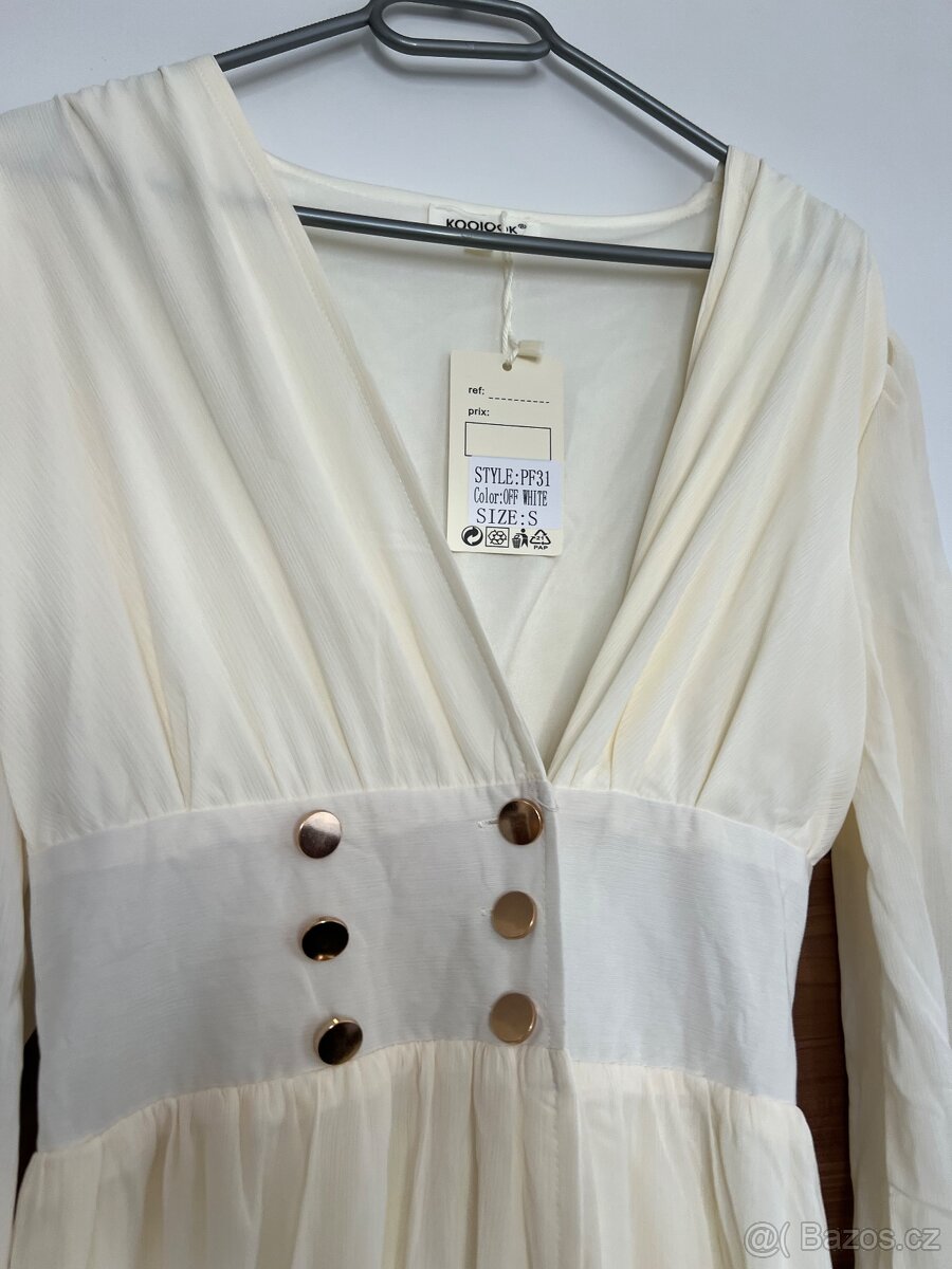 Snetanove dlouhe saty - 2