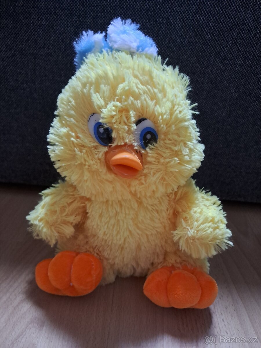Plyšová hračka heboučké kuřátko - 2