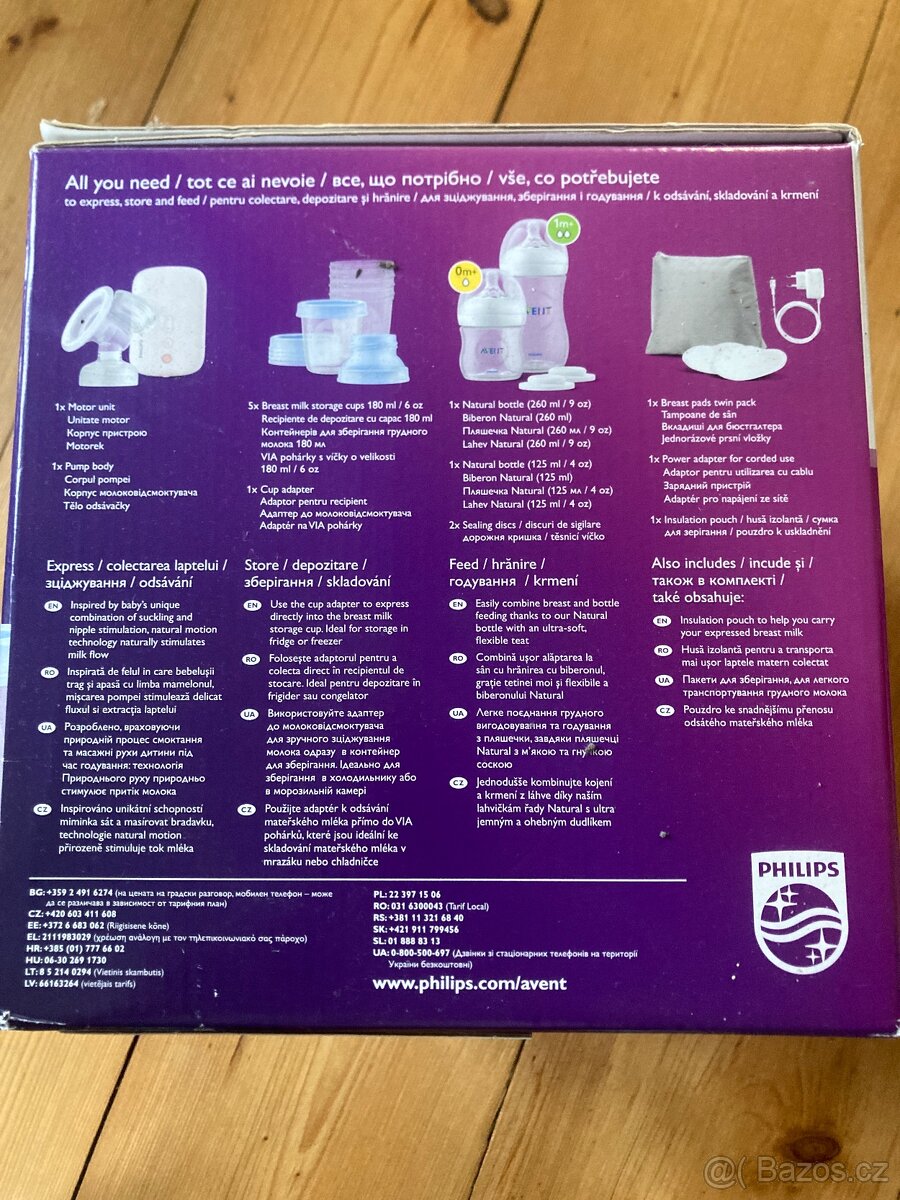 Elektrická odsávačka Philips Avent - NOVÁ - 2