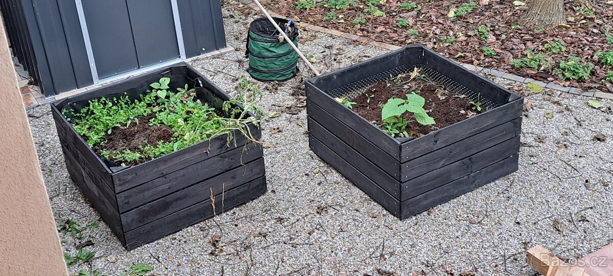 Prodám dřevěné bedny - boxy - vyvýšený záhon - 2