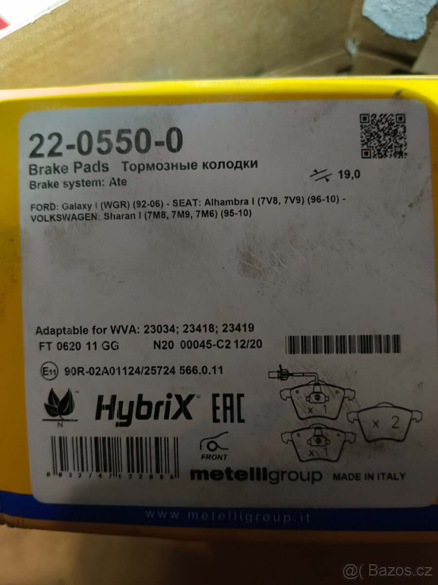 Brzdové destičky - 2