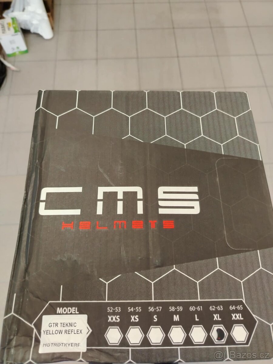 nová přilba CMS helmets GTR Teknic XL - 2