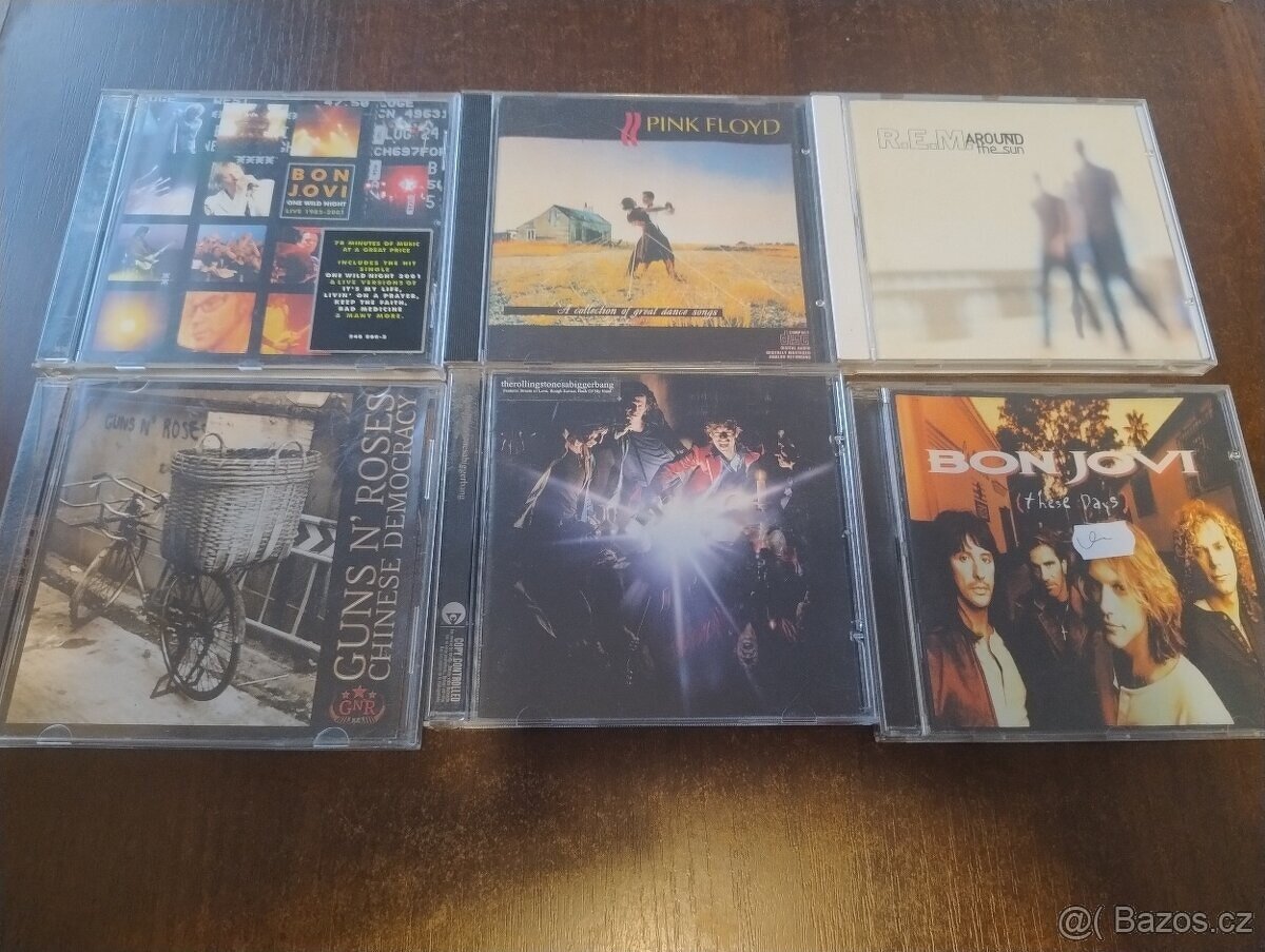 CD R.E.M BON JOVI ROLING STONES PINK FLOYD atd. - 2