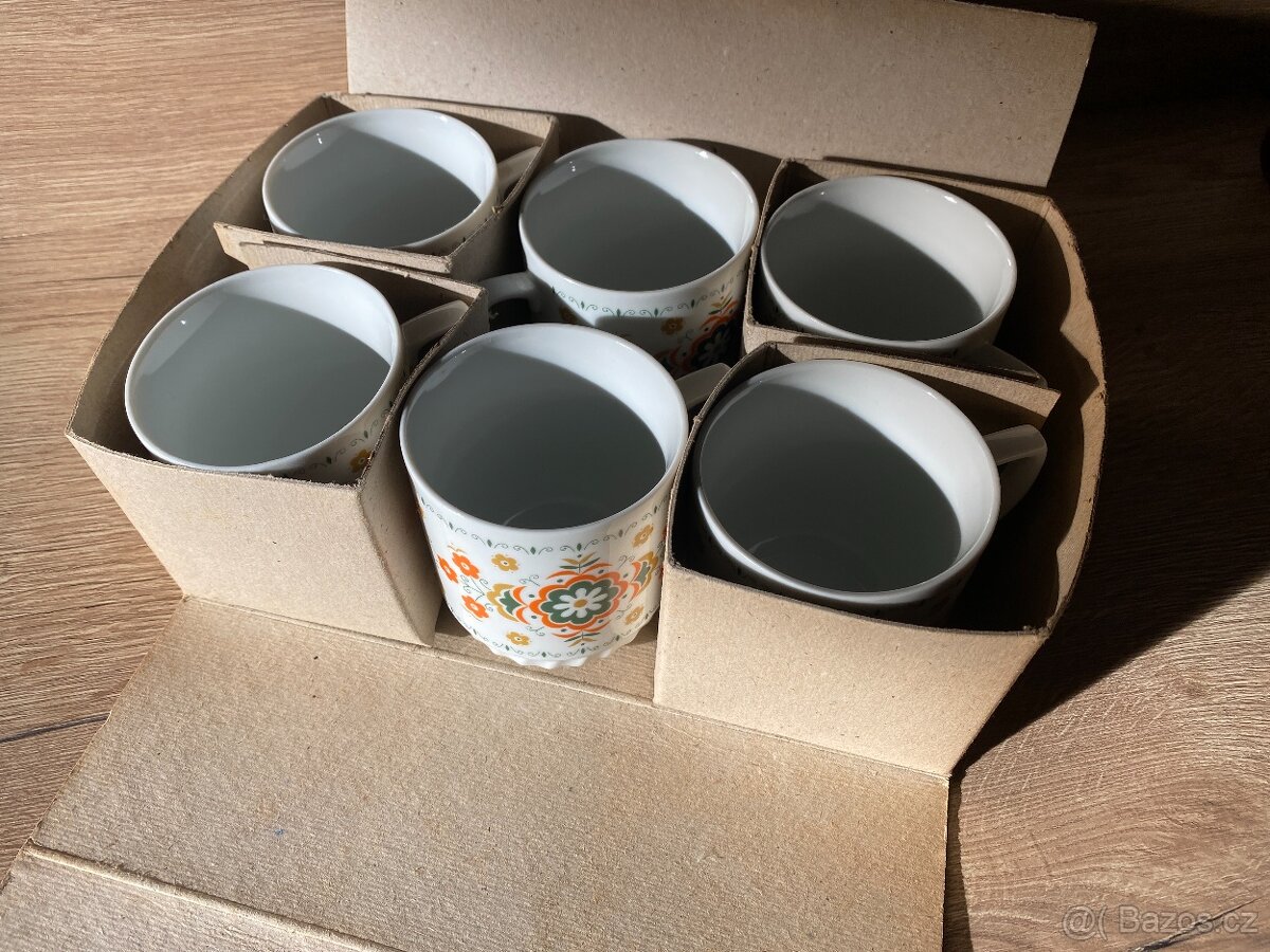 hrnek retro hrnek hrneček sada sběratelských hrnků - 2