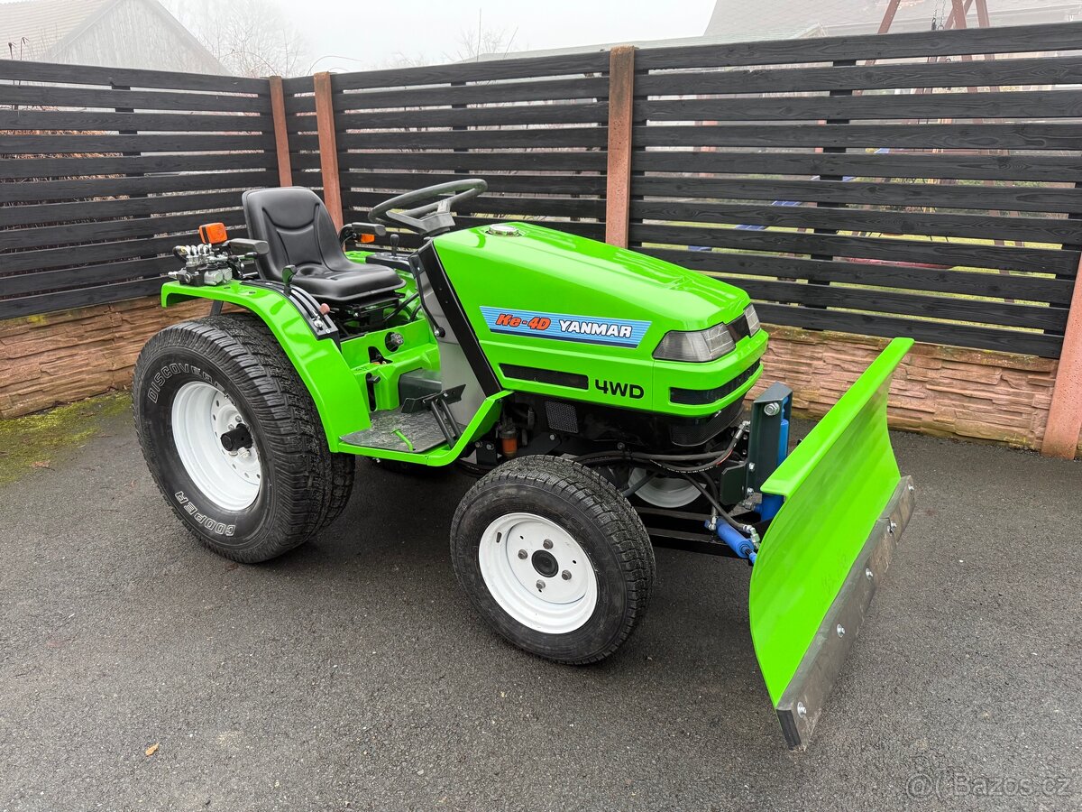 Malotraktor Yanmar Ke - 4D s hydraulickou radlicí - 2