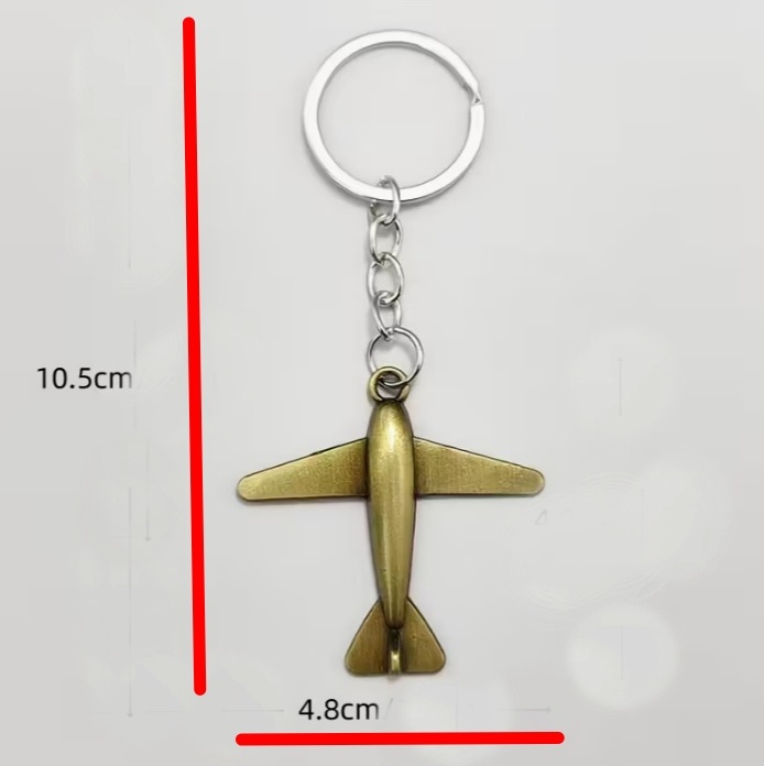 Přívěsek mosaz letadlo - 2