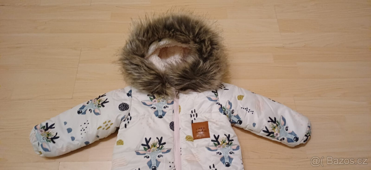 Dívčí zimní kombinéza Linda cube vel. 80-86 - 2