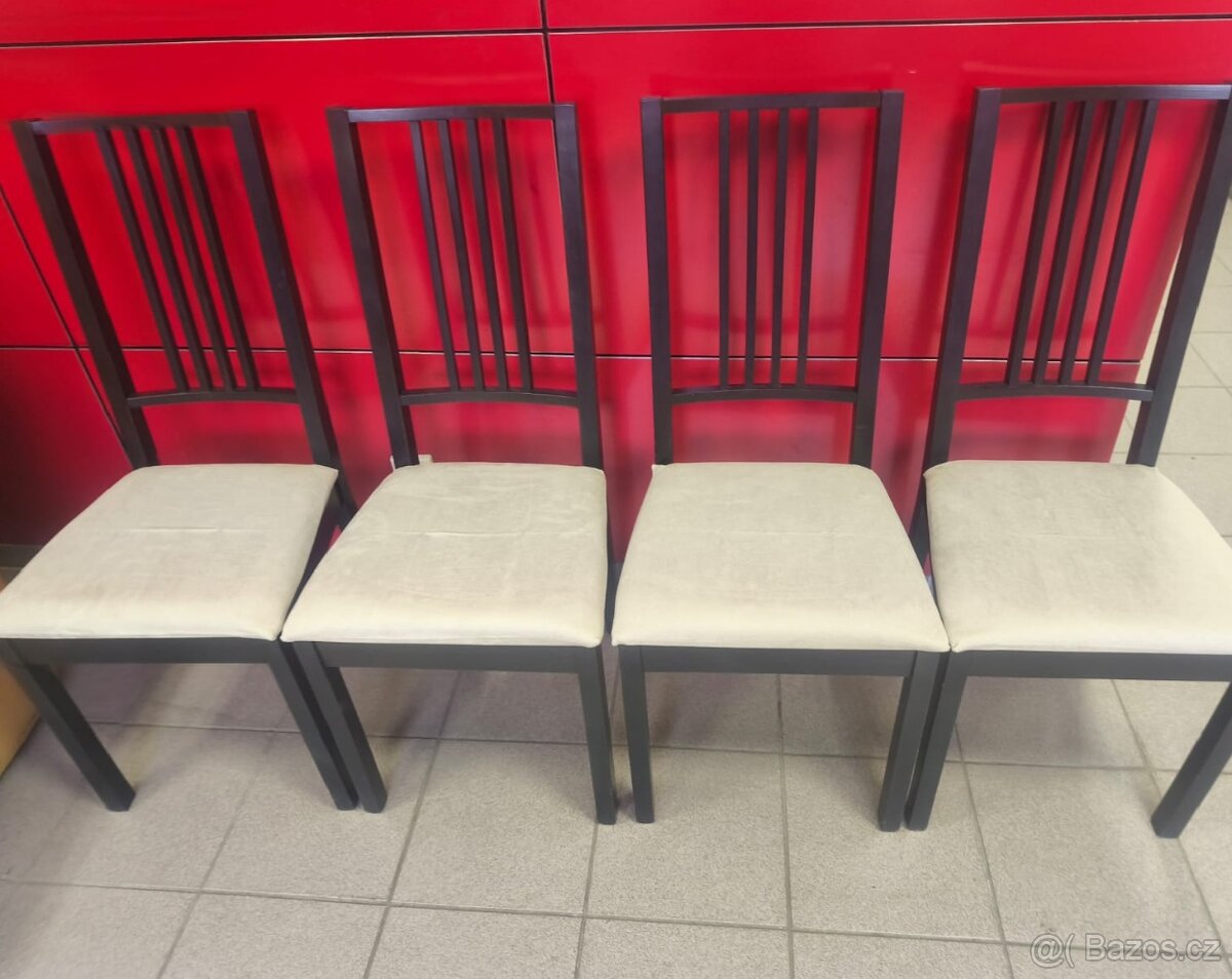 Jídelní stůl+ 4 židle - VÝBORNÝ STAV, IKEA - 2