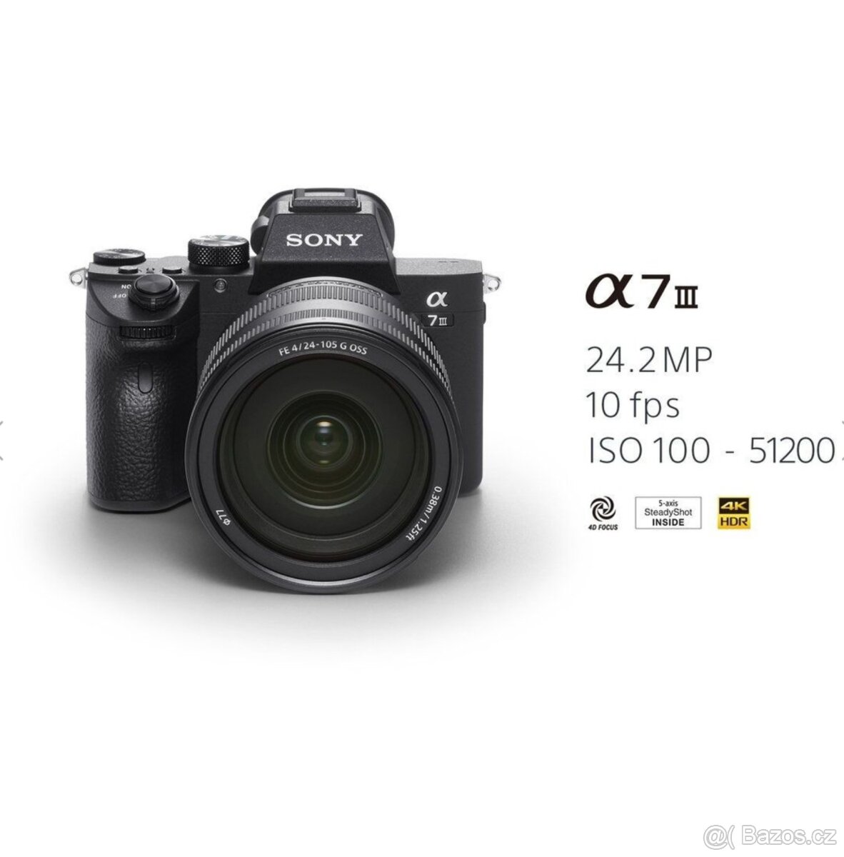Sony a7iii + plus objektivy 35, 55, 85 pronájem - 2