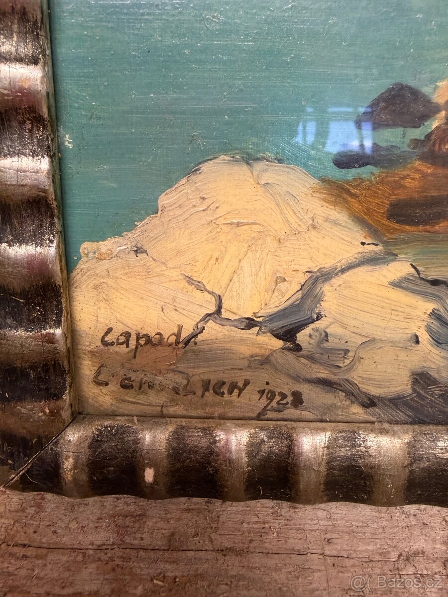 Starý obraz rok 1928 - 2