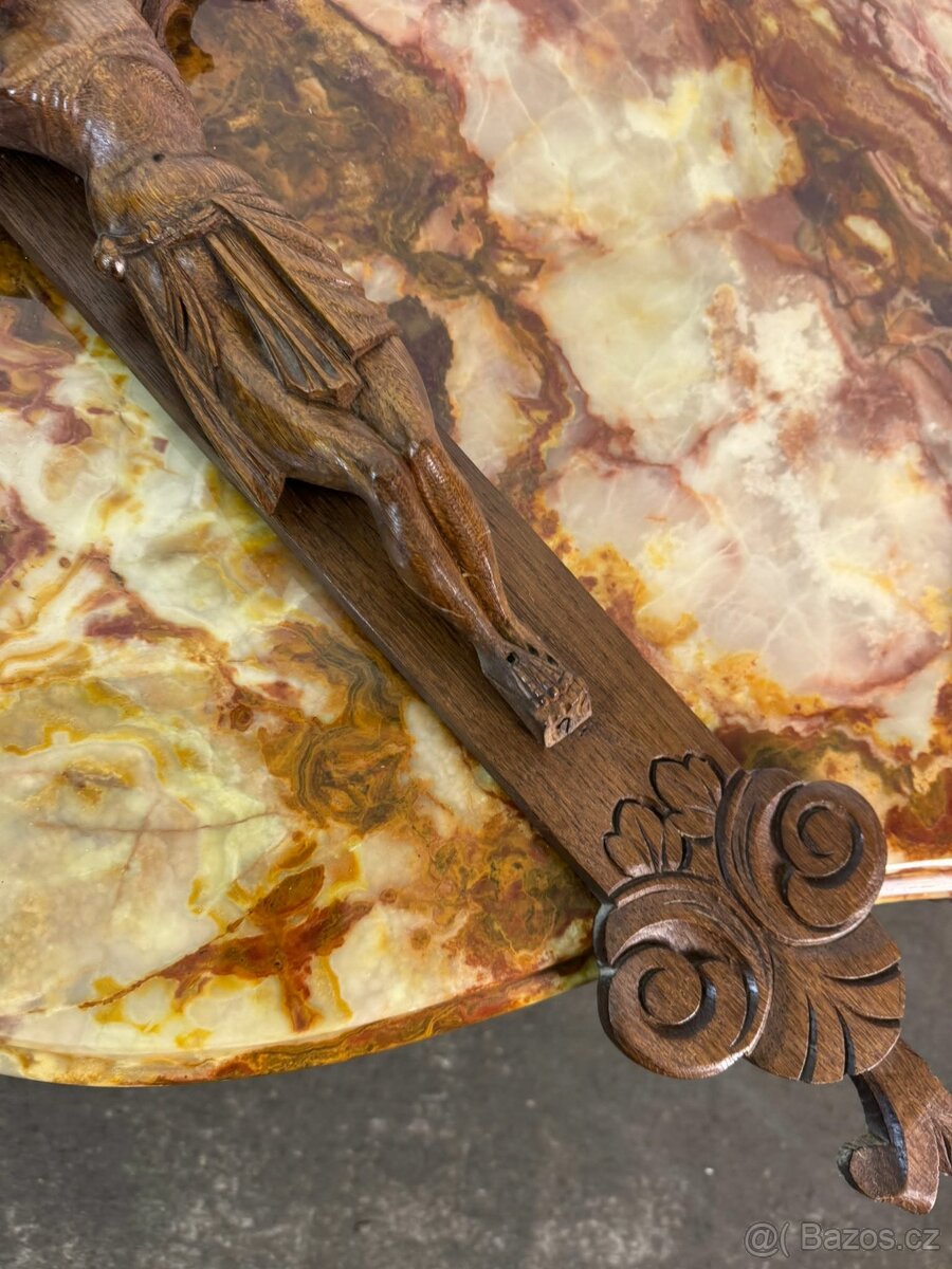 Dřevěný kříž / krucifix (135043) - 2