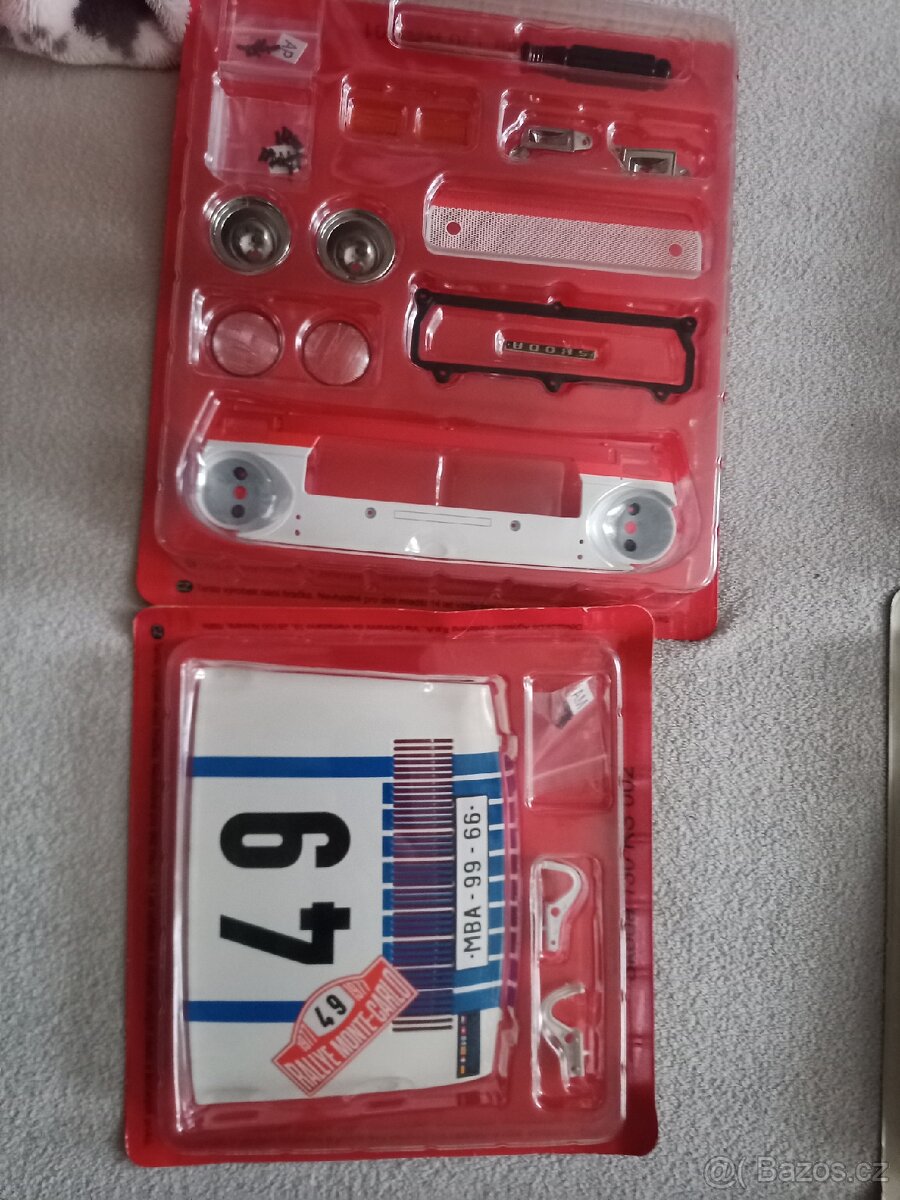 Modely 1:43 a díly Dea 1:8 - 2