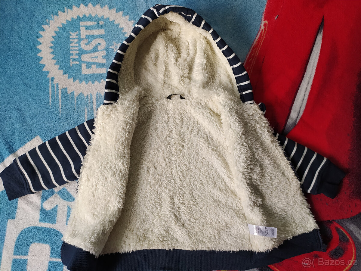 Vyteplena dětska mikina - 2