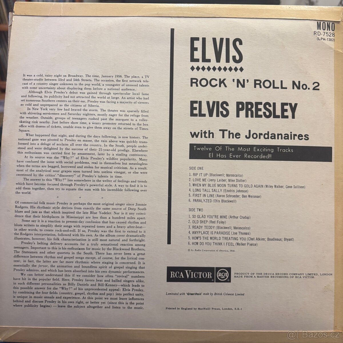 Elvis Presley — Elvis Rock 'N' Roll No.2. LP - 2
