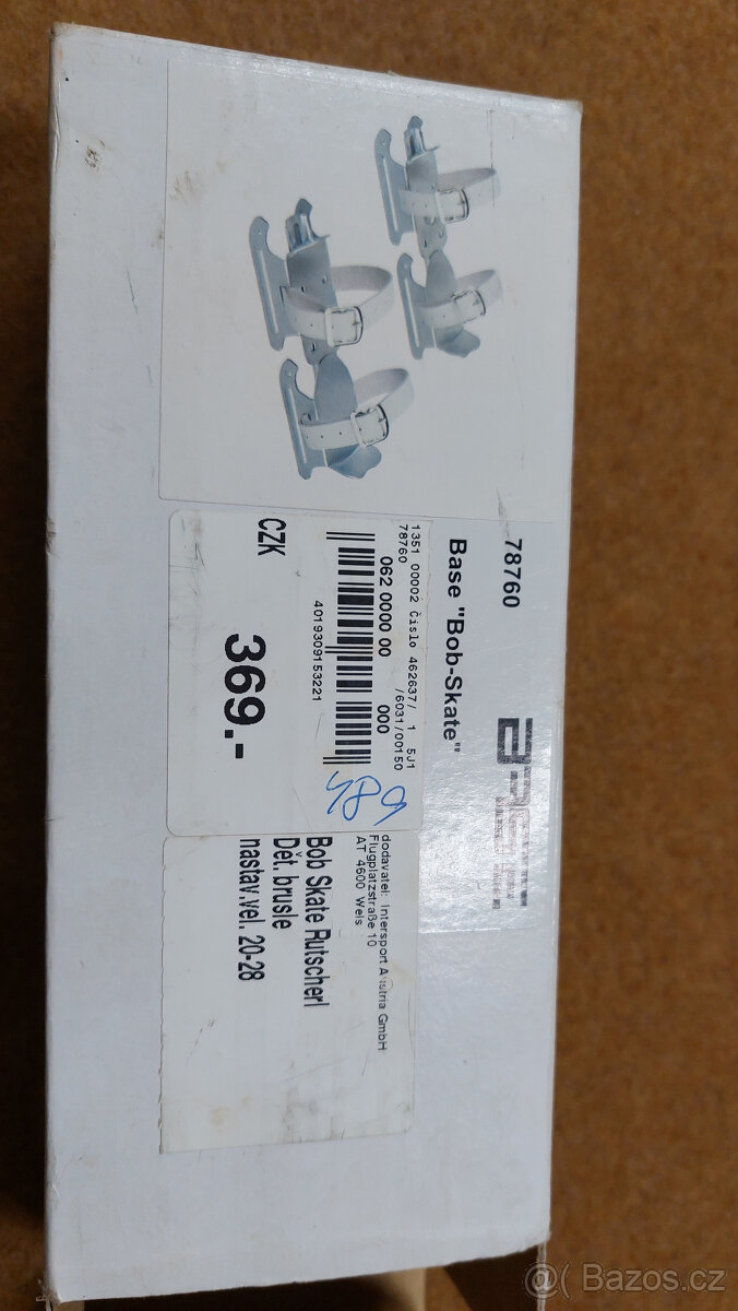 Prvni brusle - kačenky - 2