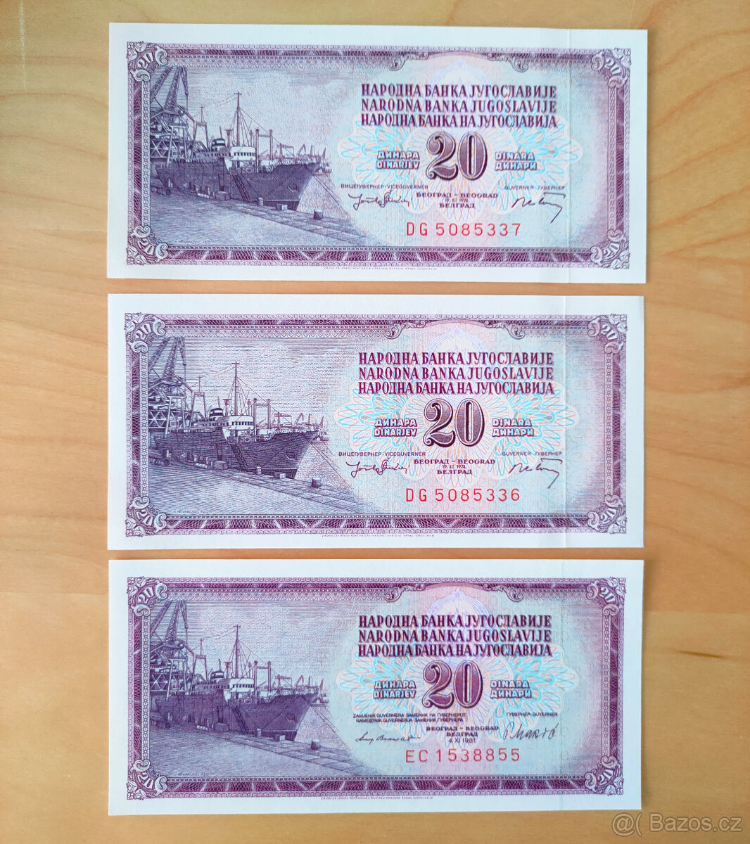 Jugoslávie - 20 dinárů - 2